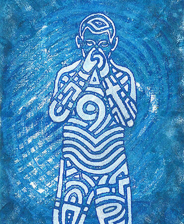 Prayer in Blue (Original)