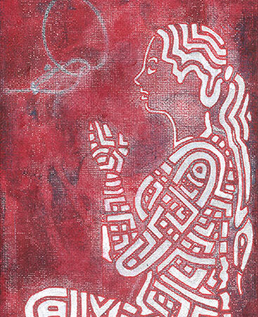 Prayer in Red (Original)